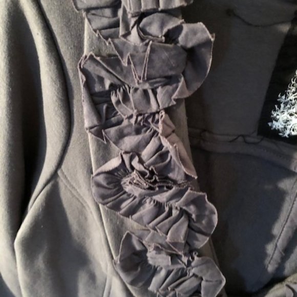 *HP* Nick & Mo charcoal grey heavy cotton, spandex jacket - Picture 9 of 15